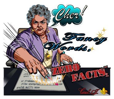 Carol J. - Fancy Words. Zero Facts.